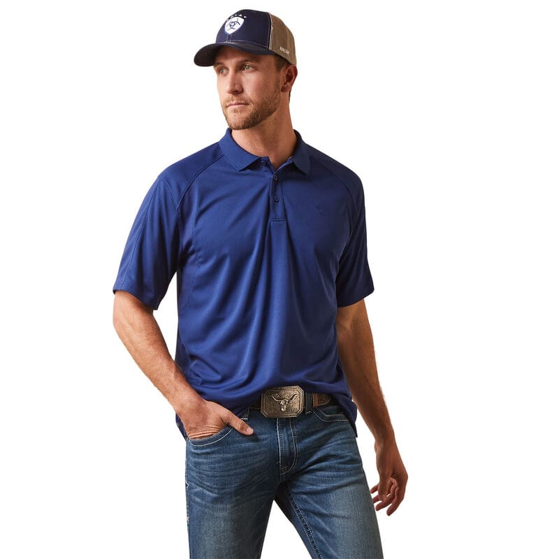 Ariat Mens Tek Polo - Monaco Blue