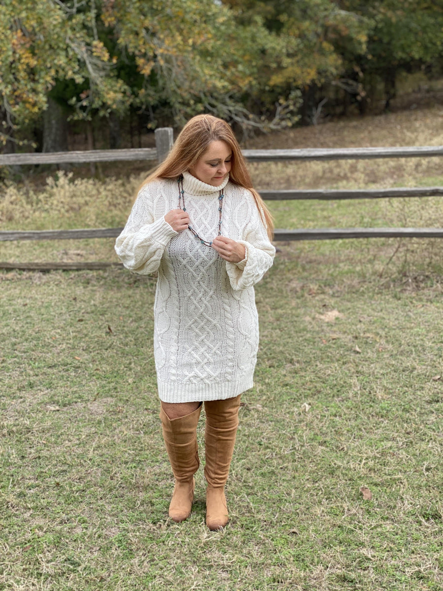 Ivory cheap sweater dress