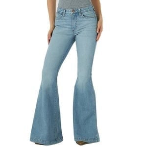 Wrangler Retro High Rise Retro Trumpet Flare Jeans – Whiskey Ray's Boutique